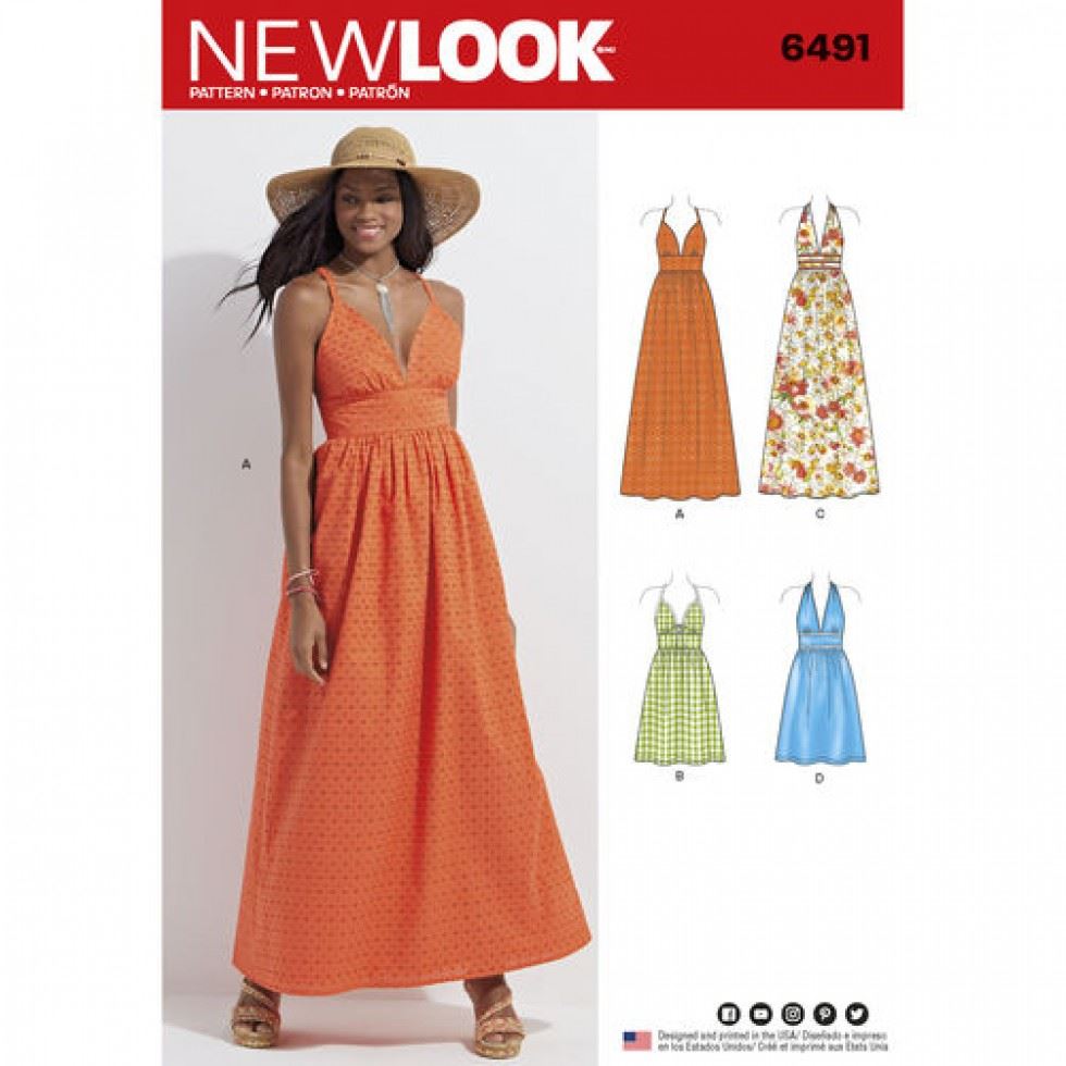 New Look Paper Sewing Pattern 6491
 