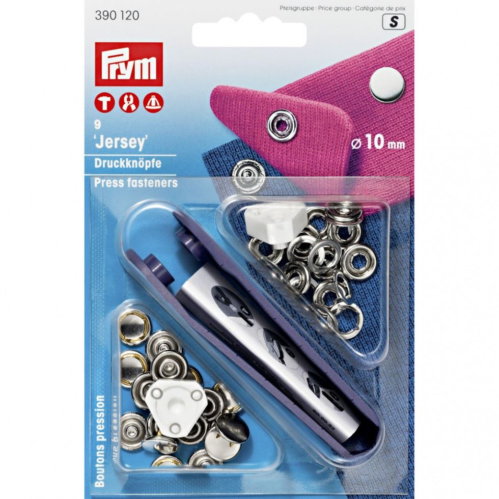 Prym Druckknöpfe Jersey Silber