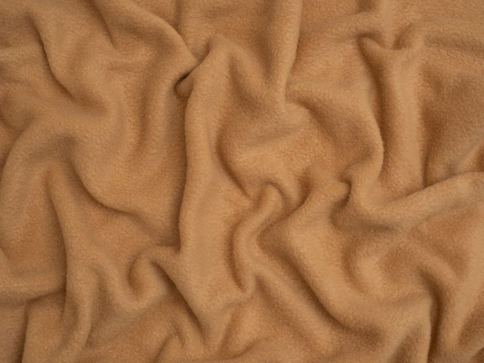 Minerva Core Range Honey Polar Fleece Fabric