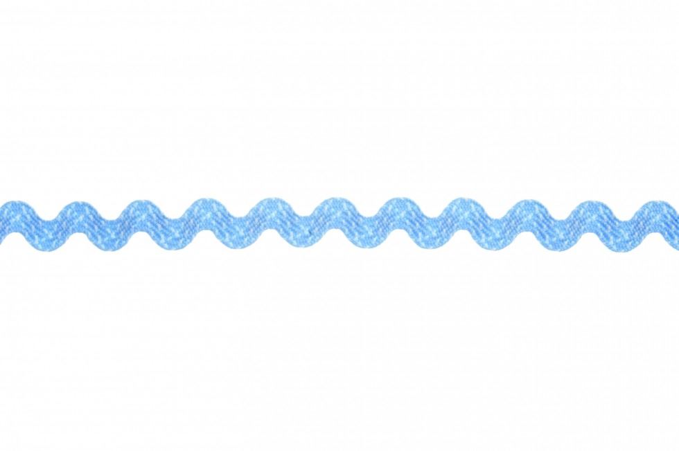 Essential Trimmings Blue Spotty Ric Rac Trim (Value Roll)