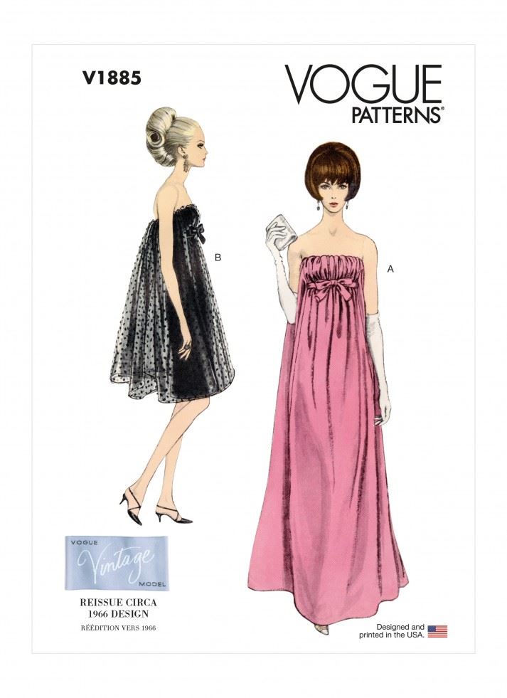 Vogue Paper Sewing Pattern 1885