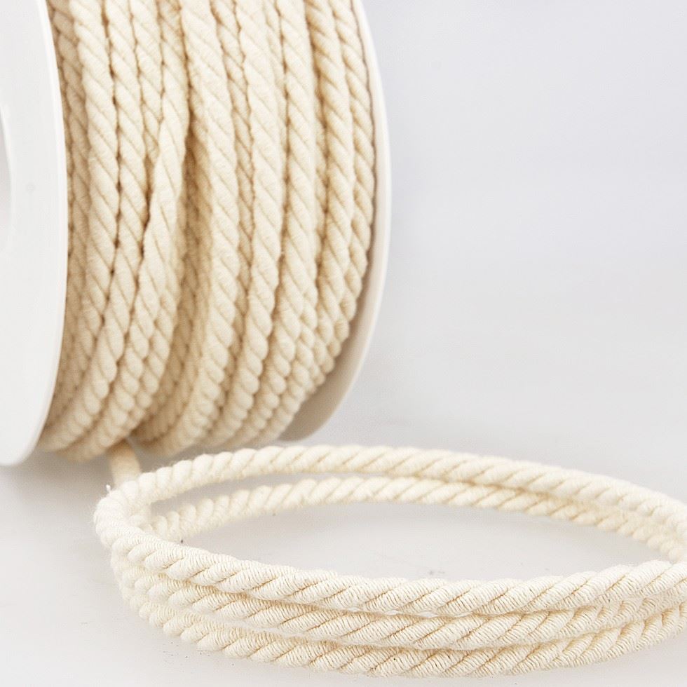 Stephanoise Round Cotton Cord Ivory
 