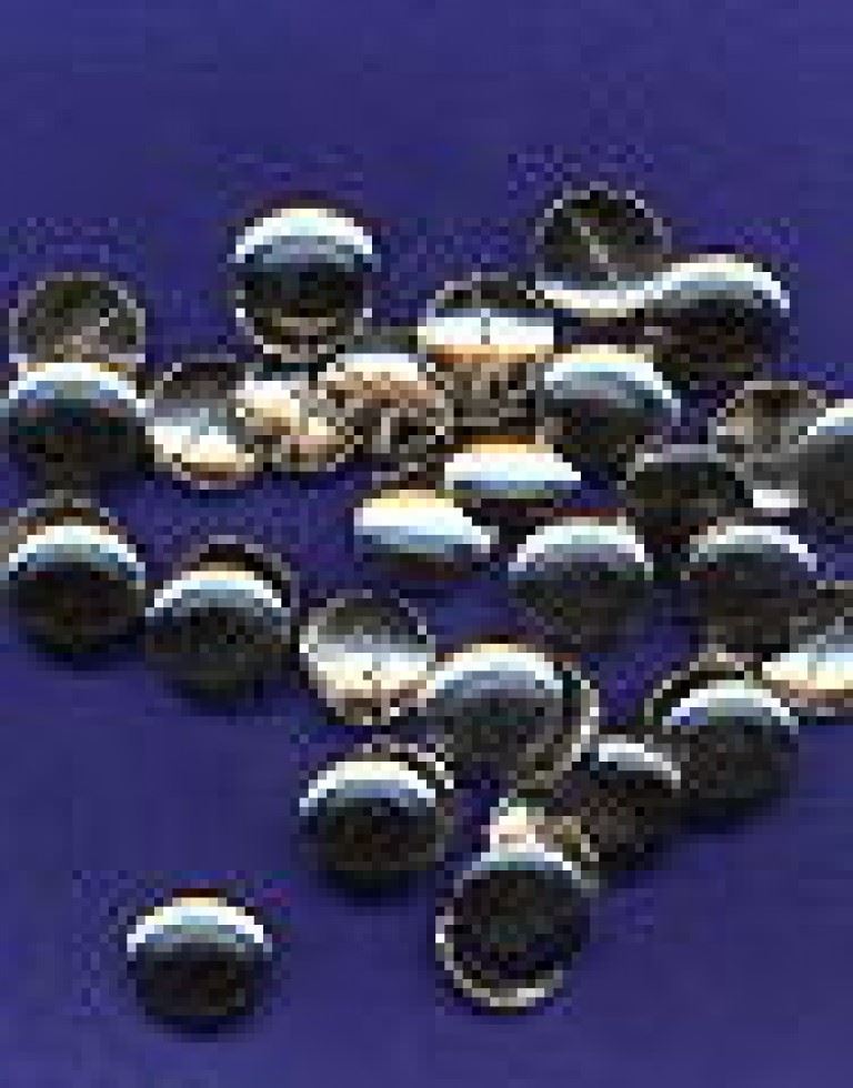 Hemline Silver Metal Self Cover Buttons