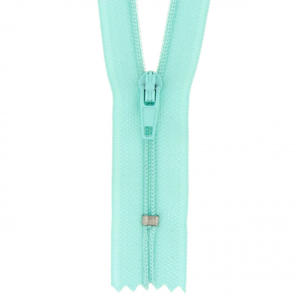 Milward Nylon Dress & Skirt Closed End Zips Aqua
 