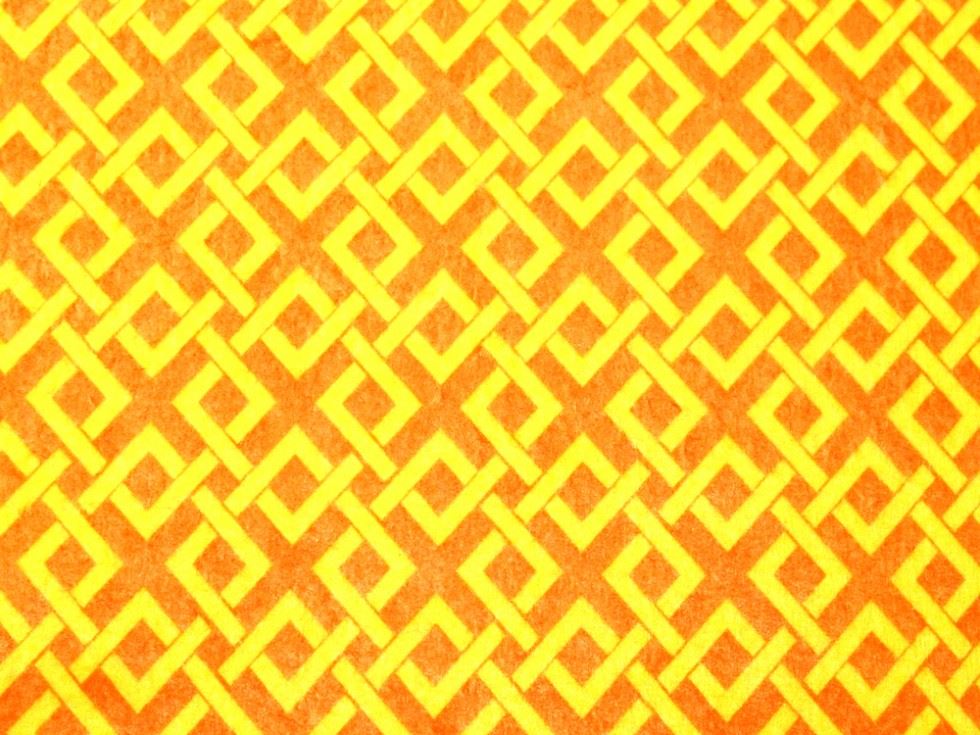 Camelot Fabrics Lemon Yellow Stiff Felt Fabric