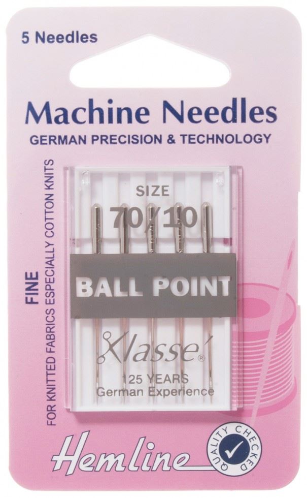 Hemline Ball Point Sewing Machine Needles