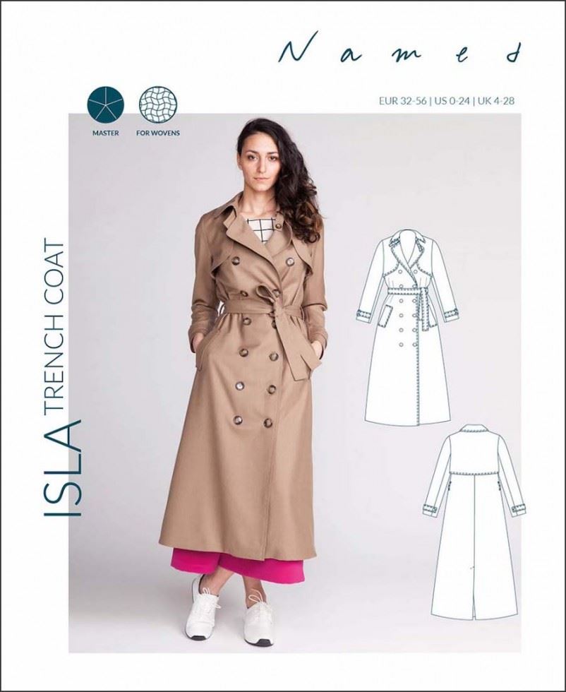 Named Clothing Paper Sewing Pattern Isla Coat
 