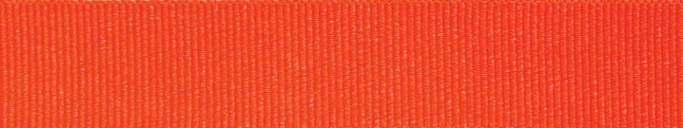 Berisfords Grosgrain Ribbon 6844 Fluorescent Orange
 
