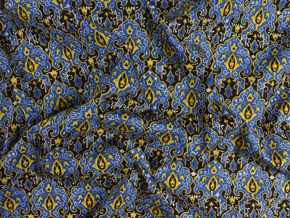 Storrs London Egyptian Cotton Lawn Fabric Blue