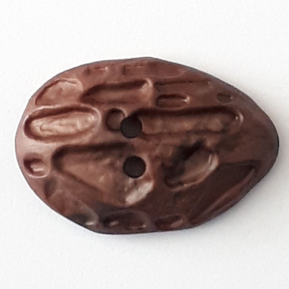 Dill Dark Brown Irregular Plastic Buttons (Value Pack)
