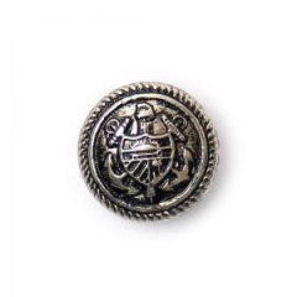Crendon Military Style Crest Shank Buttons (Value Pack) Silver
 