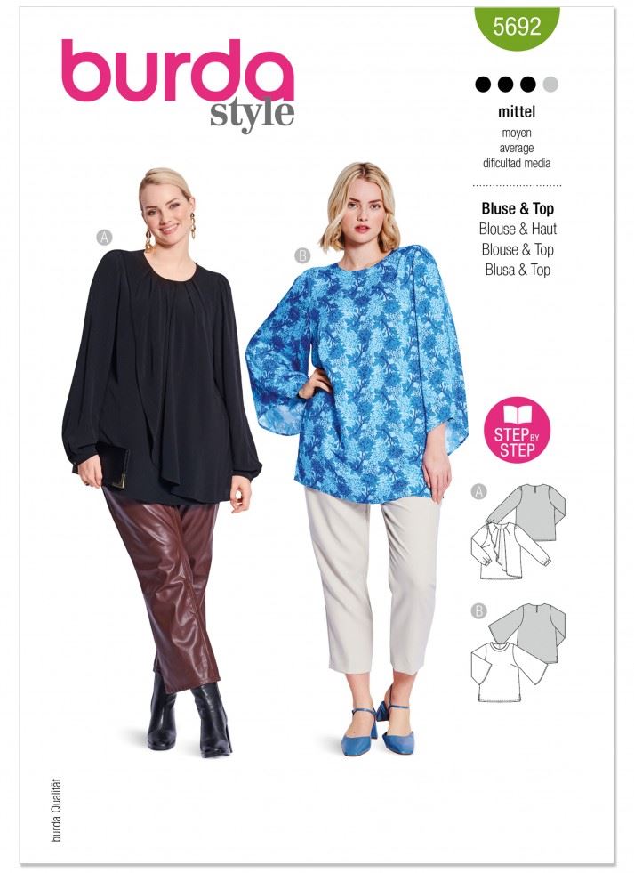 Burda Paper Sewing Pattern 5692
 