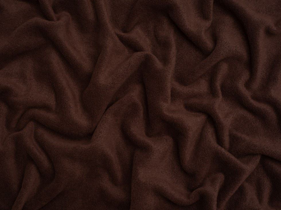 Minerva Polar Fabric Chocolate Brown Fleece Minerva Core Range Es012-Chocolate