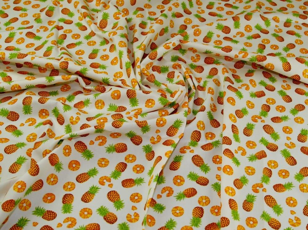 Rose And Hubble Ivory 100% Cotton Poplin Fabric