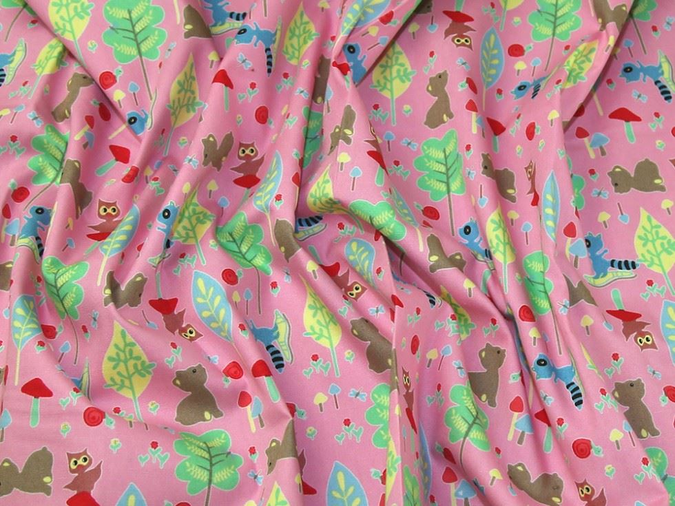 Deadstock 100% Cotton Poplin Fabric Pink
 