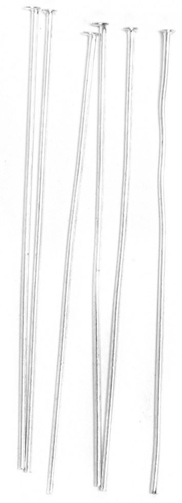 Craft Factory Silver Head Pin Findings