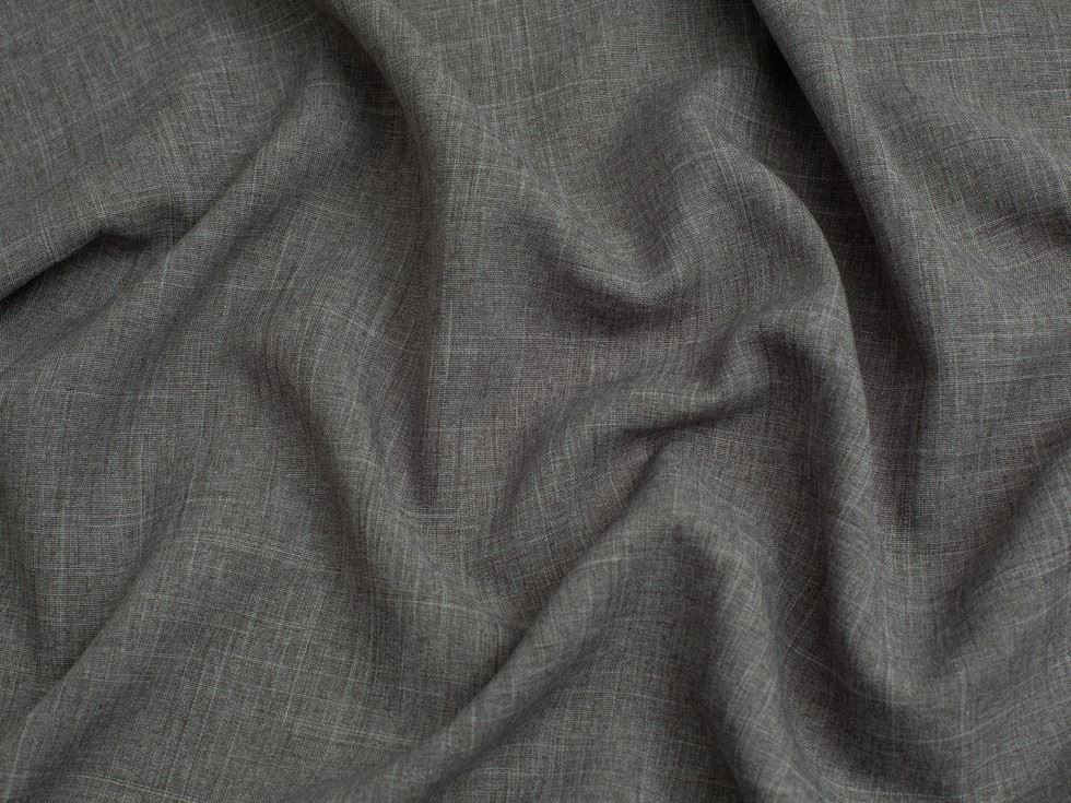 Minerva Core Range Oxford Melange Polyester Suiting Fabric Light Grey
 