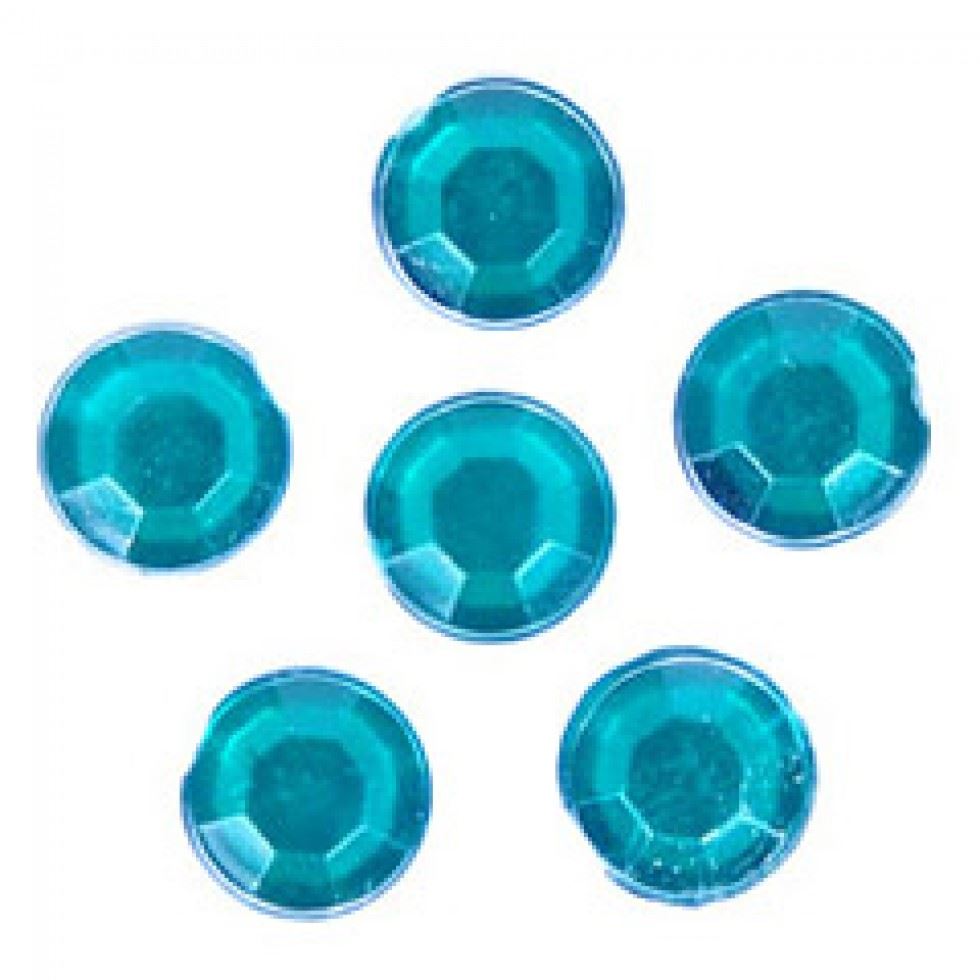 Trimits Green Round Stick On Diamantes
