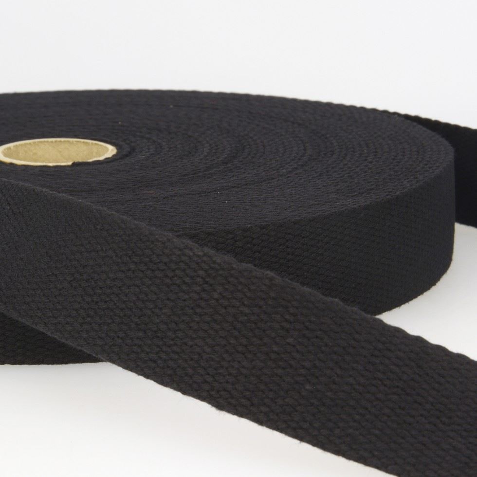 Stephanoise Cotton Webbing Black