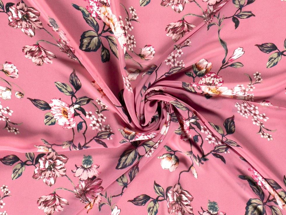 Sheer Chiffon Fabric Pink
 