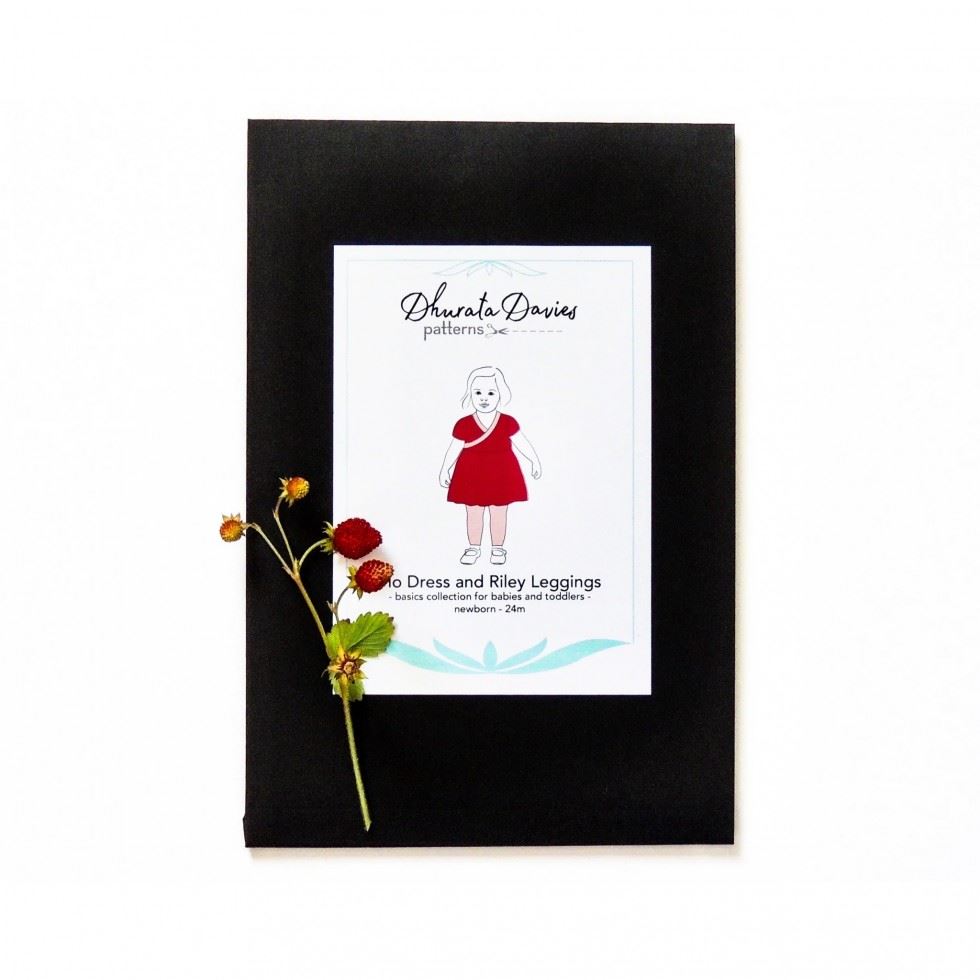Dhurata Davies Paper Sewing Pattern Baby Flo Dress & Riley Leggings
 