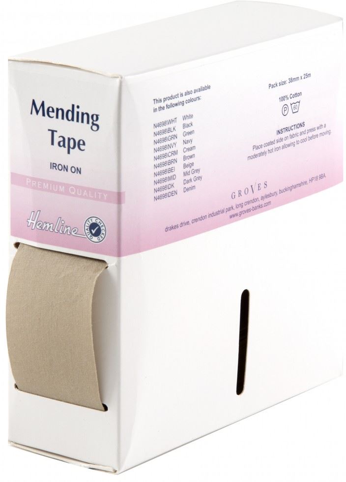 Hemline Beige Repair Mending Tape