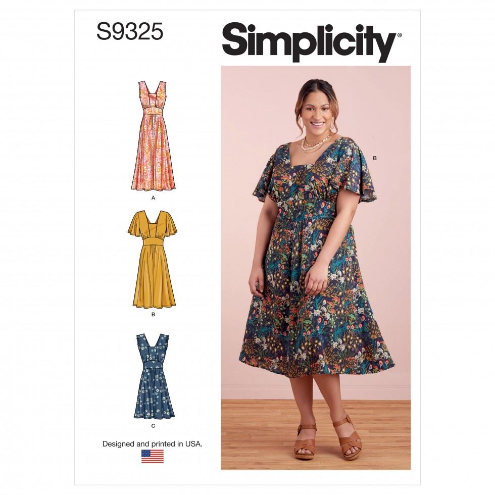 Minerva Sewing Pattern 9325 Simplicity Simplicity-9325-Aa
