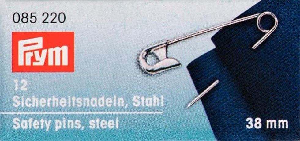 Minerva Safety Pins Silver Prym 85220