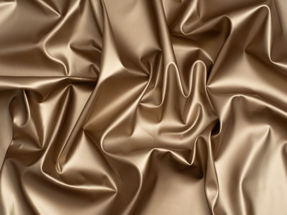 Minerva Core Range Waterproof Rubber PVC Vinyl Fabric Gold
 