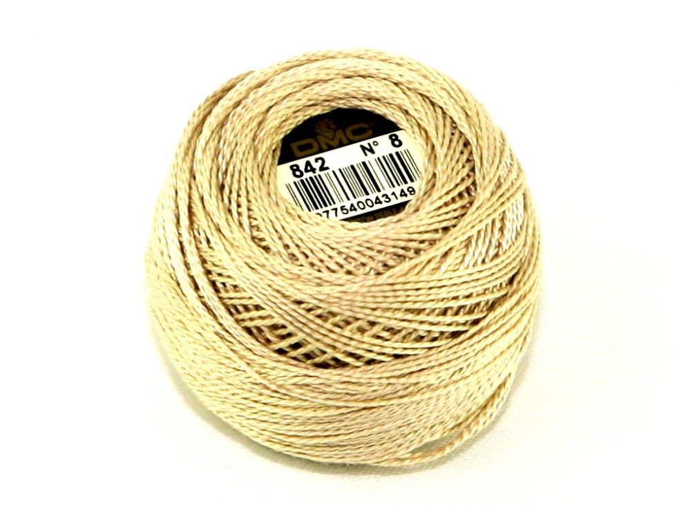Dmc 842 Size 8 Cotton Perle Thread