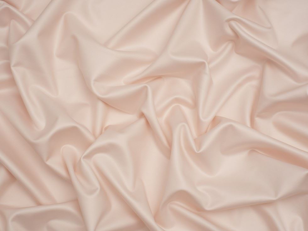 Minerva Core Range Blush Faux Leather Activewear Stretch Knit Fabric