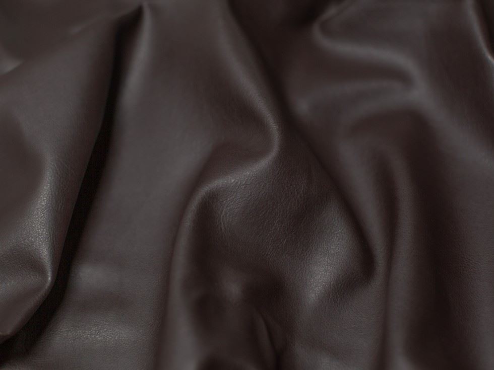 Minerva Core Range Brown Heavy Faux Leather Fabric