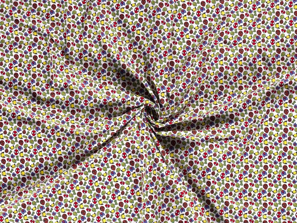 100% Cotton Poplin Fabric White
