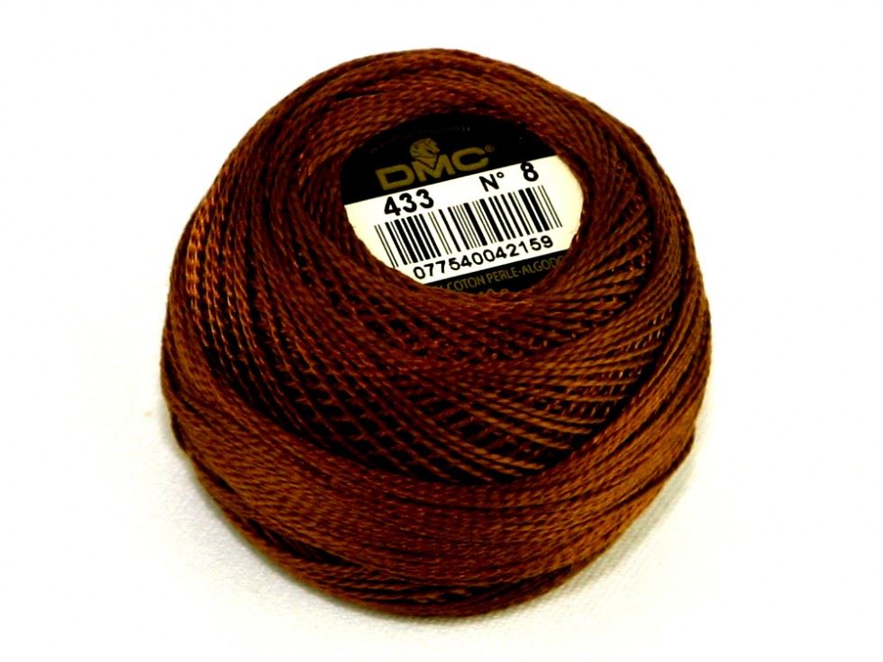 DMC Size 8 Cotton Perle Thread 433
 