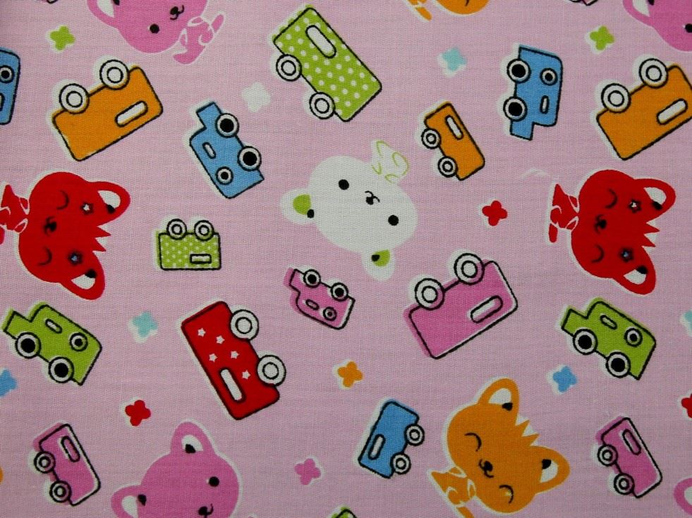 Pink Deadstock 100% Cotton Fabric