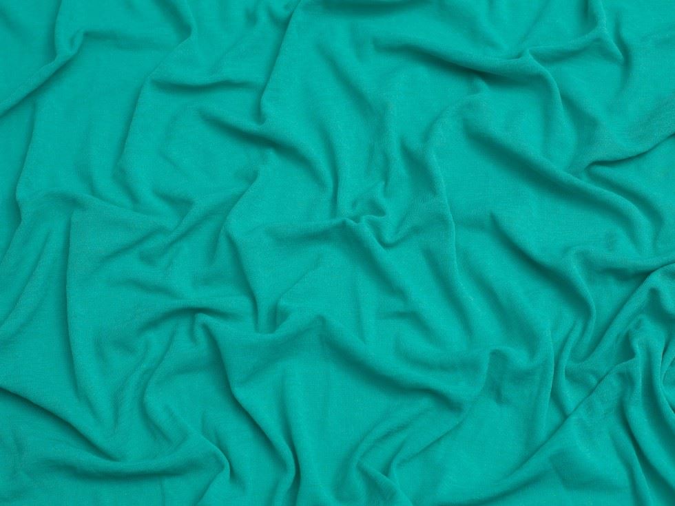Minerva Core Range Turquoise Onion Skin Fine Sweater Knit Stretch Fabric