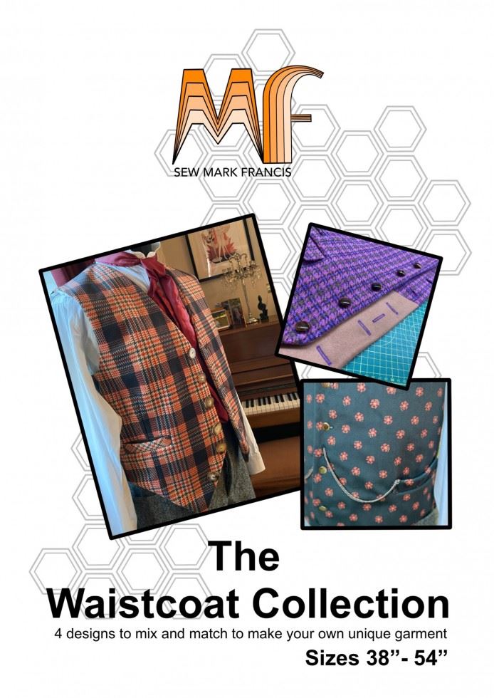 Sew Mark Francis Paper Sewing Pattern Waistcoat Collection
 