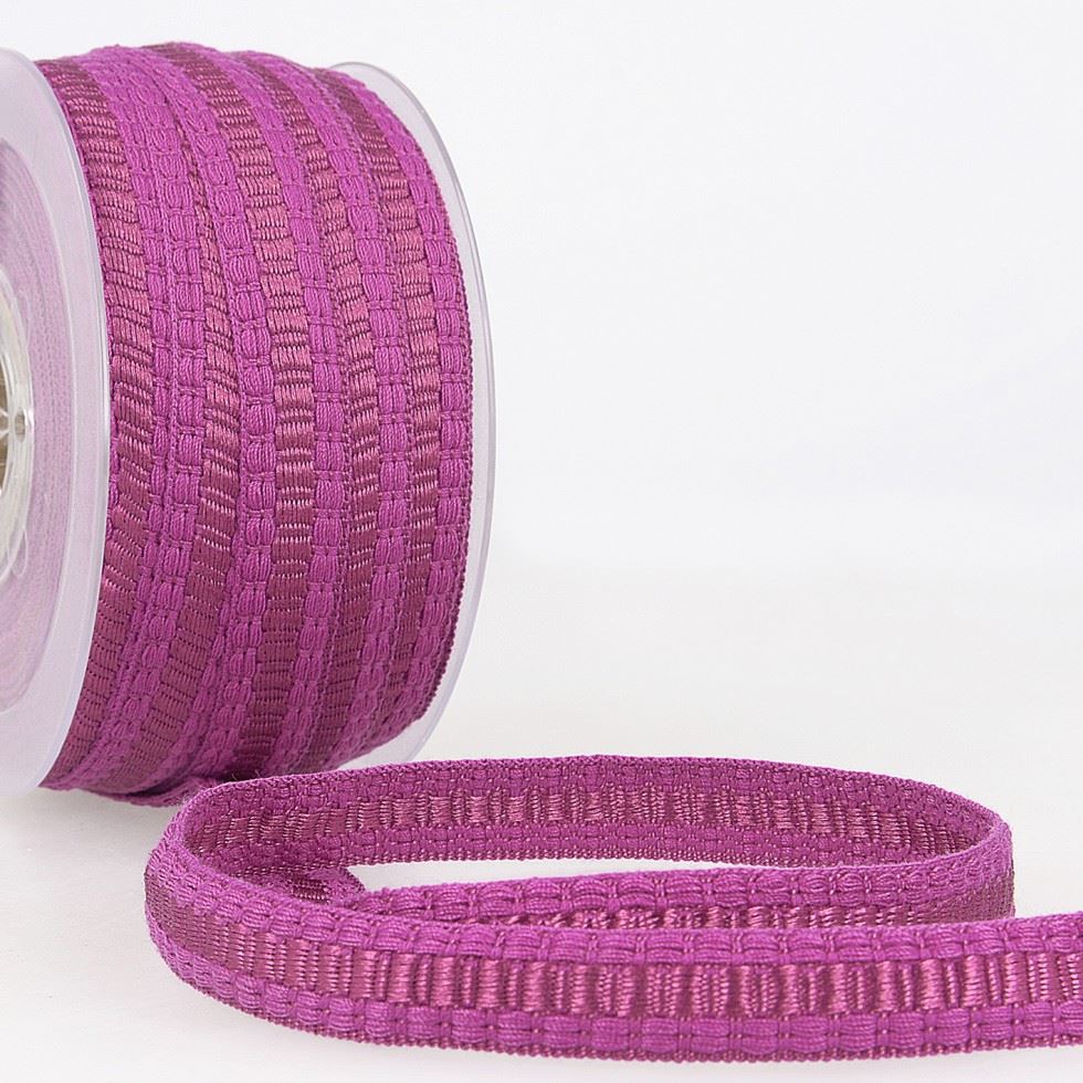 Stephanoise Flat Braid Trim Plum