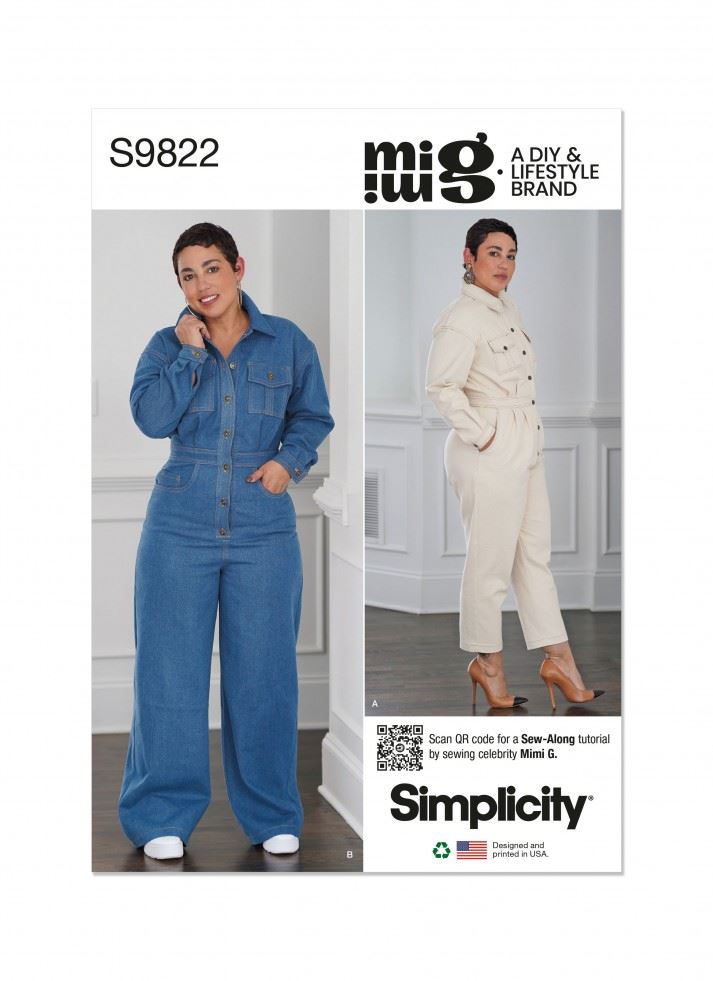 Minerva Sewing Pattern 9822 Simplicity Simplicity-9822-K5