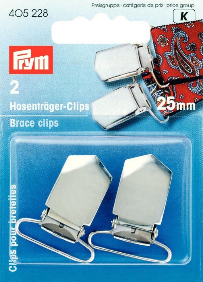 Prym Silver Steel Brace Clips