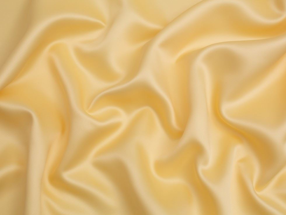 Minerva Core Range Matte Polyester Satin Fabric Buttermilk