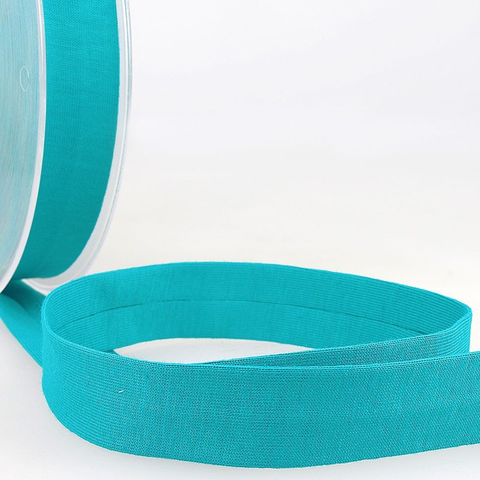 Stephanoise Cotton Jersey Bias Binding Tape Teal