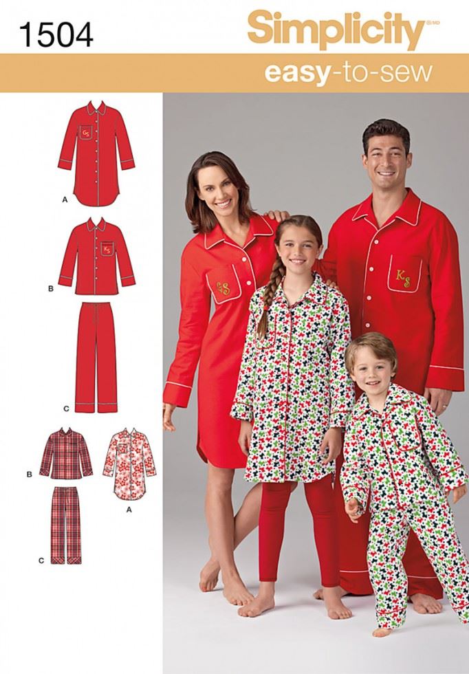 Minerva Sewing Pattern 1504 Simplicity Simplicity-1504-A