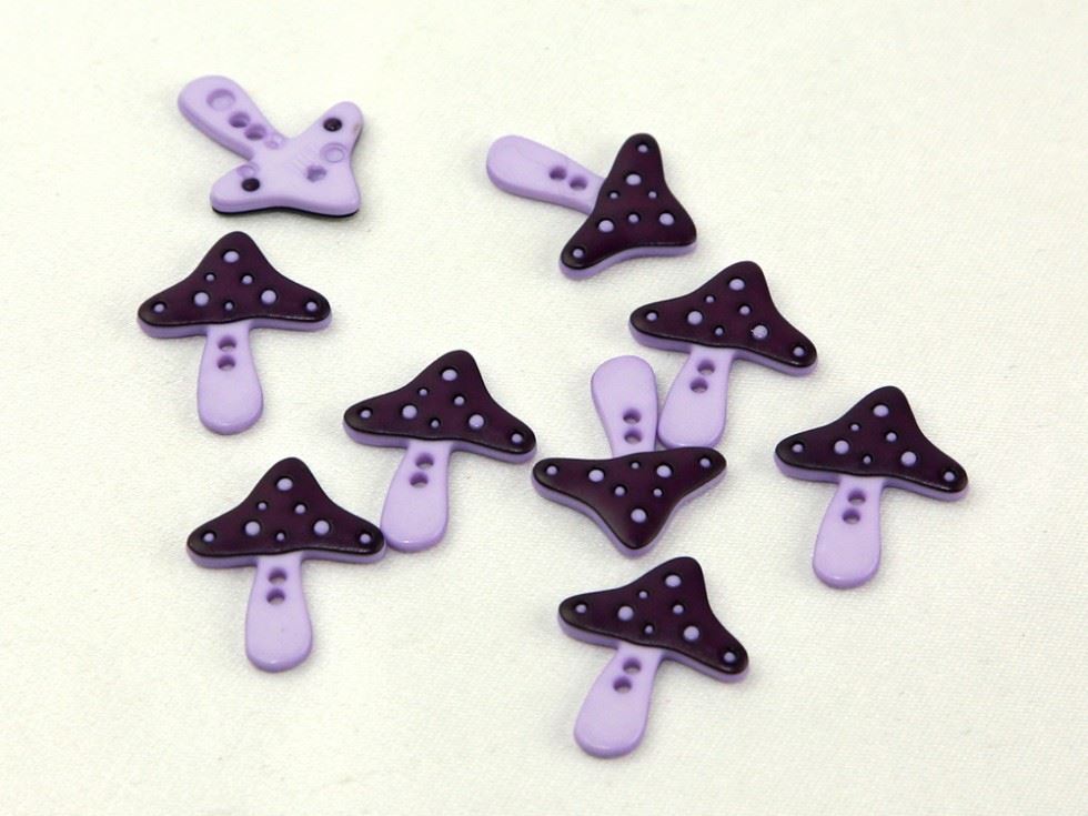 Dill Mushroom Buttons (Value Pack) Purple
 