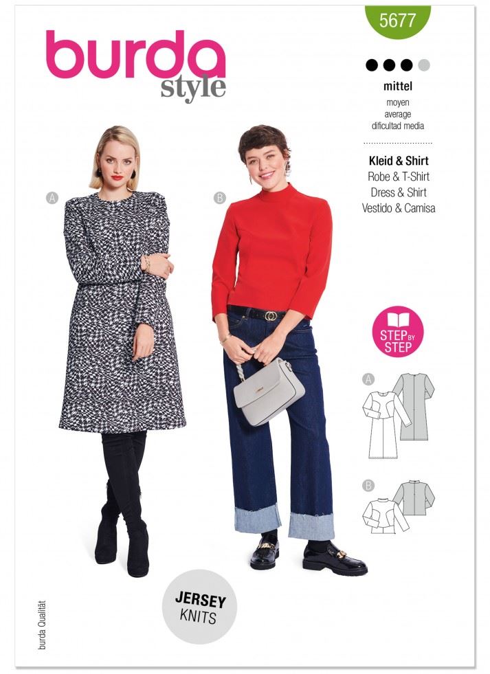 Burda Paper Sewing Pattern 5677
 