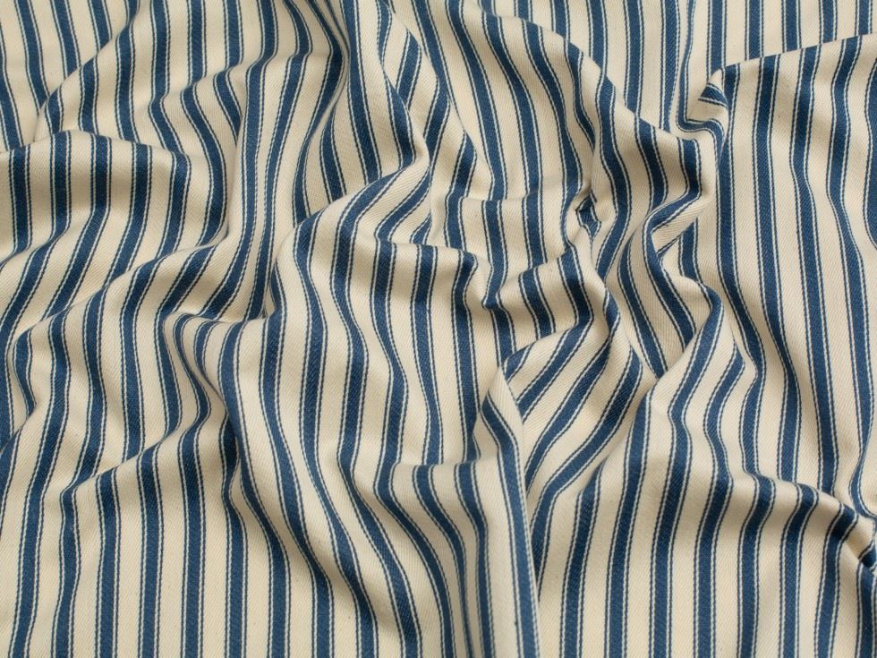 Ticking Stripe Canvas Fabric 137cm / 54" Wide - per metre - Picture 4 of 9