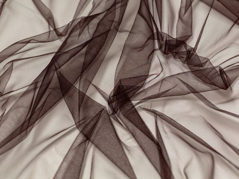 Minerva Core Range Dolce Vita Soft Italian Tulle Fabric Melanzana
 