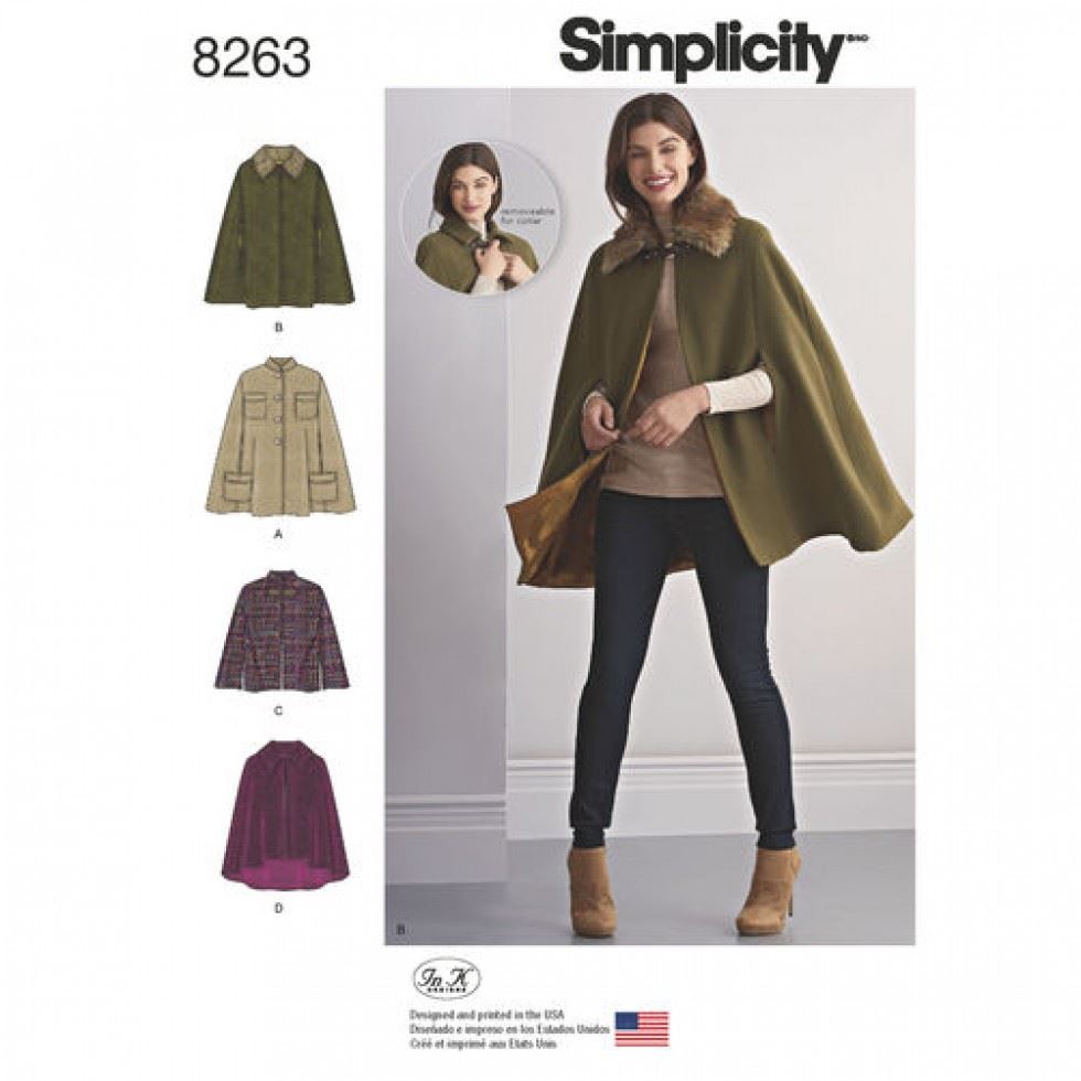 Minerva Sewing Pattern 8263 Simplicity Simplicity-8263-A
