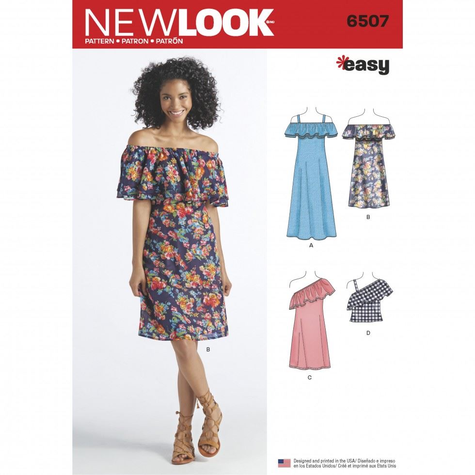 New Look Paper Sewing Pattern 6507
 