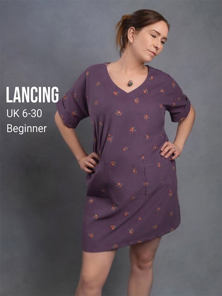 Sussex Seamstress Paper Sewing Pattern Lancing Dress
 